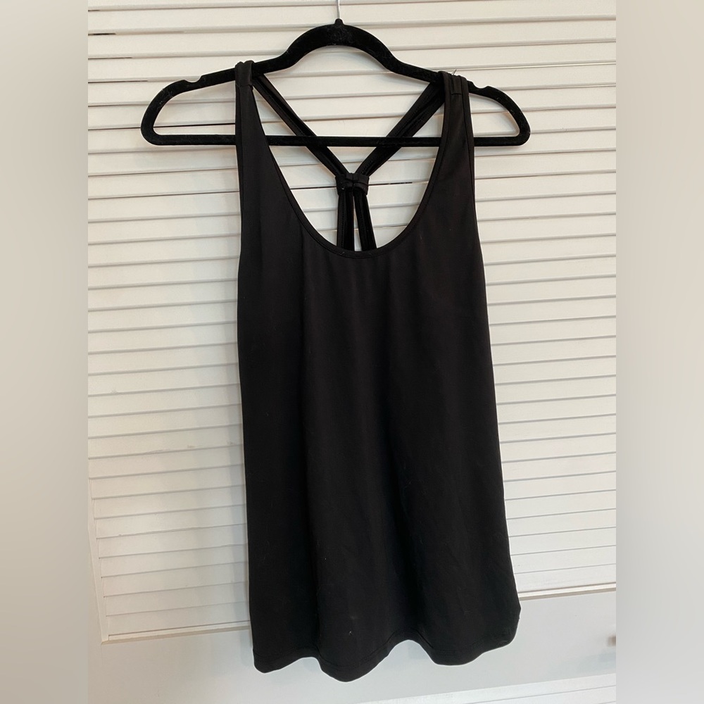 Black tank top